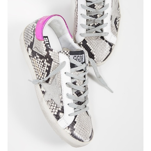 Golden Goose Superstar Sneaker Snake sz 37 NIB - Picture 2 of 8